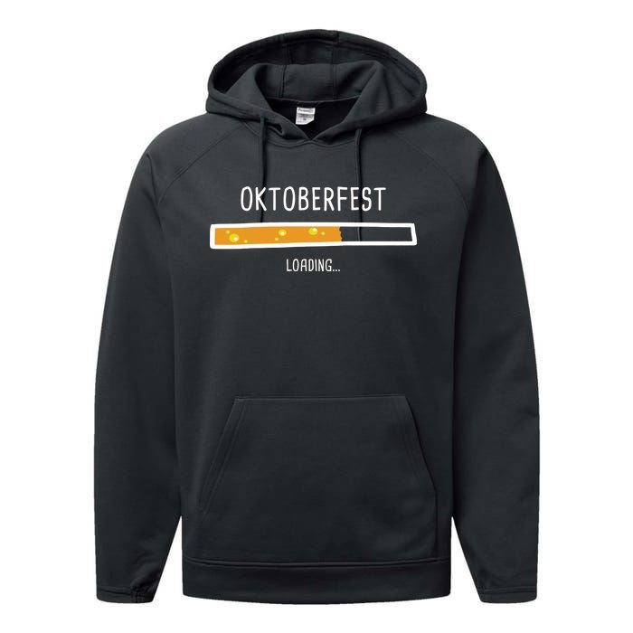 Oktoberfest Beer Loading Performance Fleece Hoodie