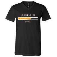 Oktoberfest Beer Loading V-Neck T-Shirt