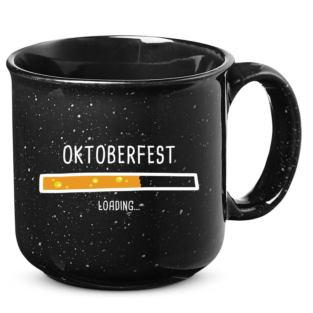 Oktoberfest Beer Loading 15oz Campfire Ceramic Mug