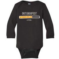 Oktoberfest Beer Loading Baby Long Sleeve Bodysuit