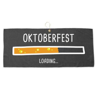 Oktoberfest Beer Loading Large Microfiber Waffle Golf Towel
