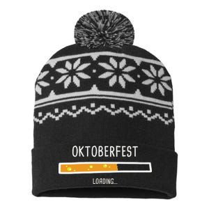 Oktoberfest Beer Loading USA-Made Snowflake Beanie