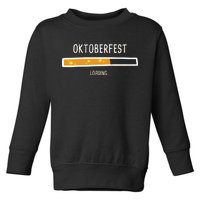 Oktoberfest Beer Loading Toddler Sweatshirt