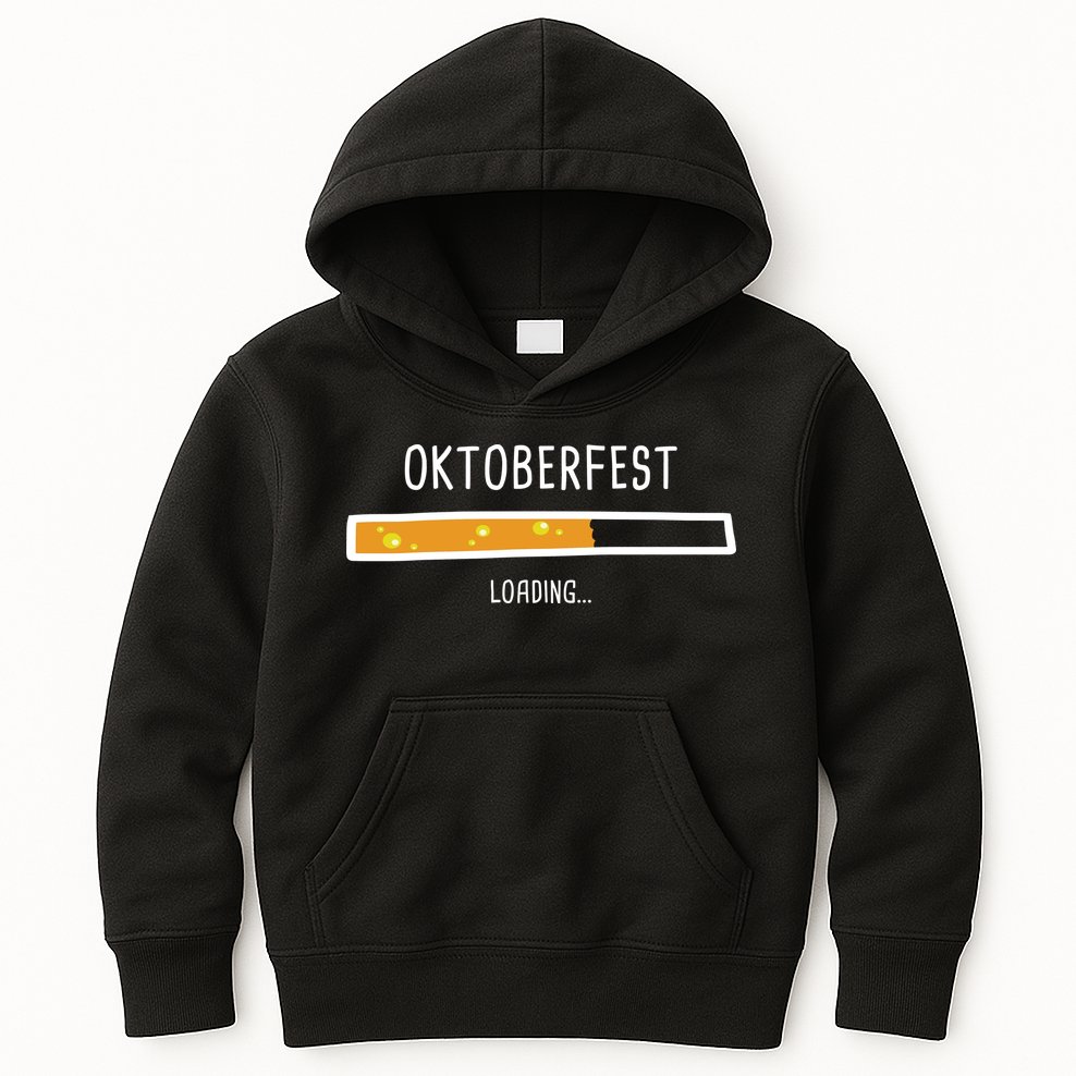 Oktoberfest Beer Loading Kids Hoodie
