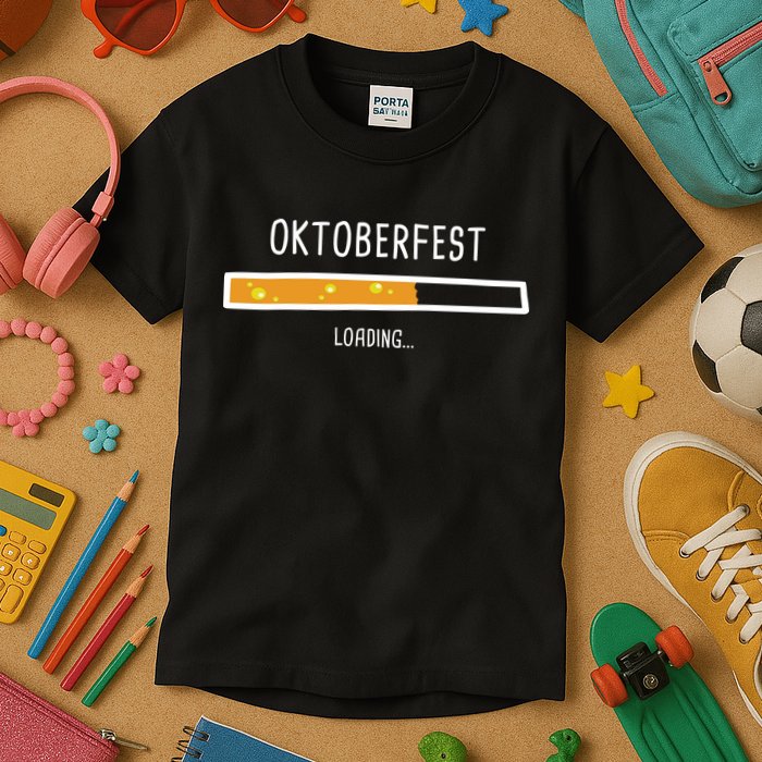 Oktoberfest Beer Loading Kids T-Shirt