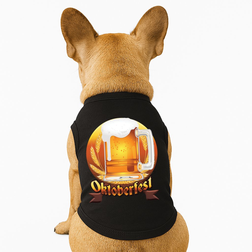 Oktoberfest Beer Logo Doggie Tank