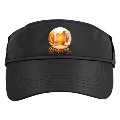 Oktoberfest Beer Logo Adult Drive Performance Visor