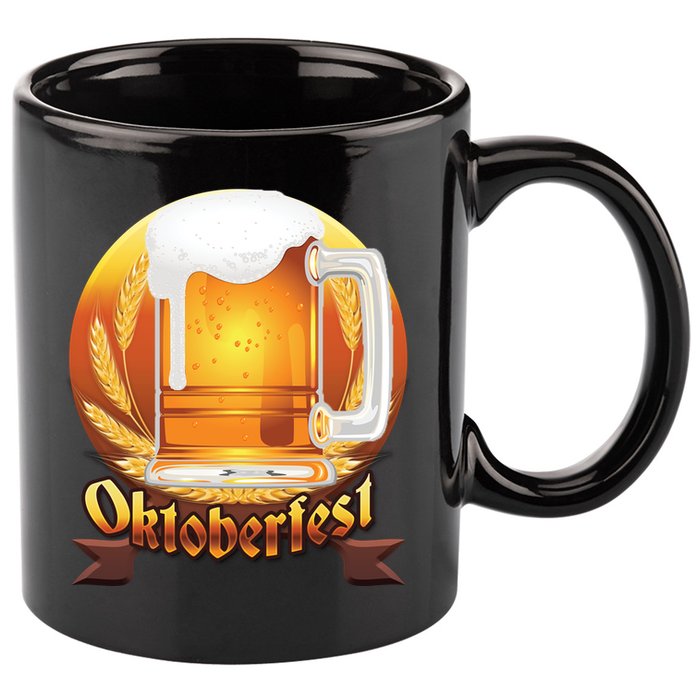 Oktoberfest Beer Logo 11oz C Handle Ceramic Mug