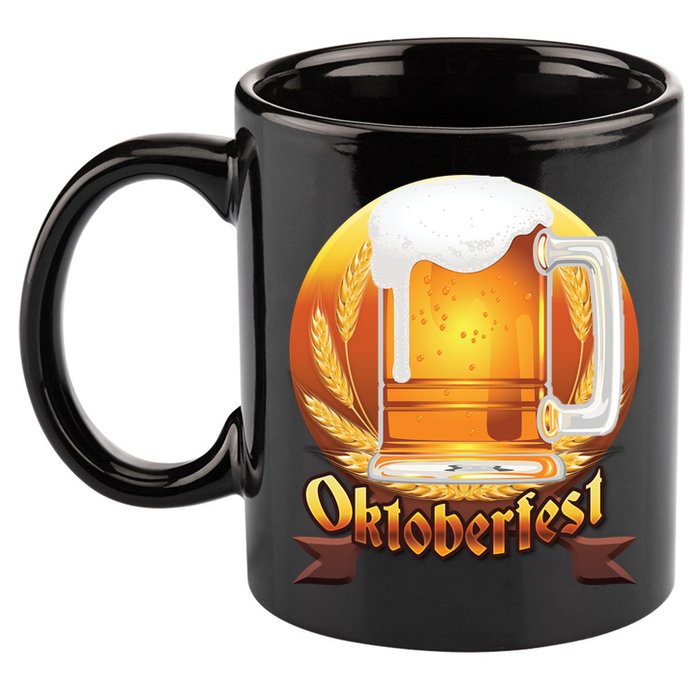 Oktoberfest Beer Logo 11oz C Handle Ceramic Mug