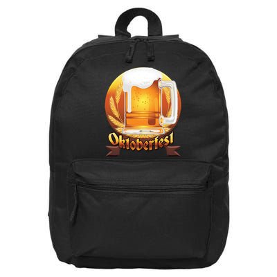 Oktoberfest Beer Logo 16 in Basic Backpack