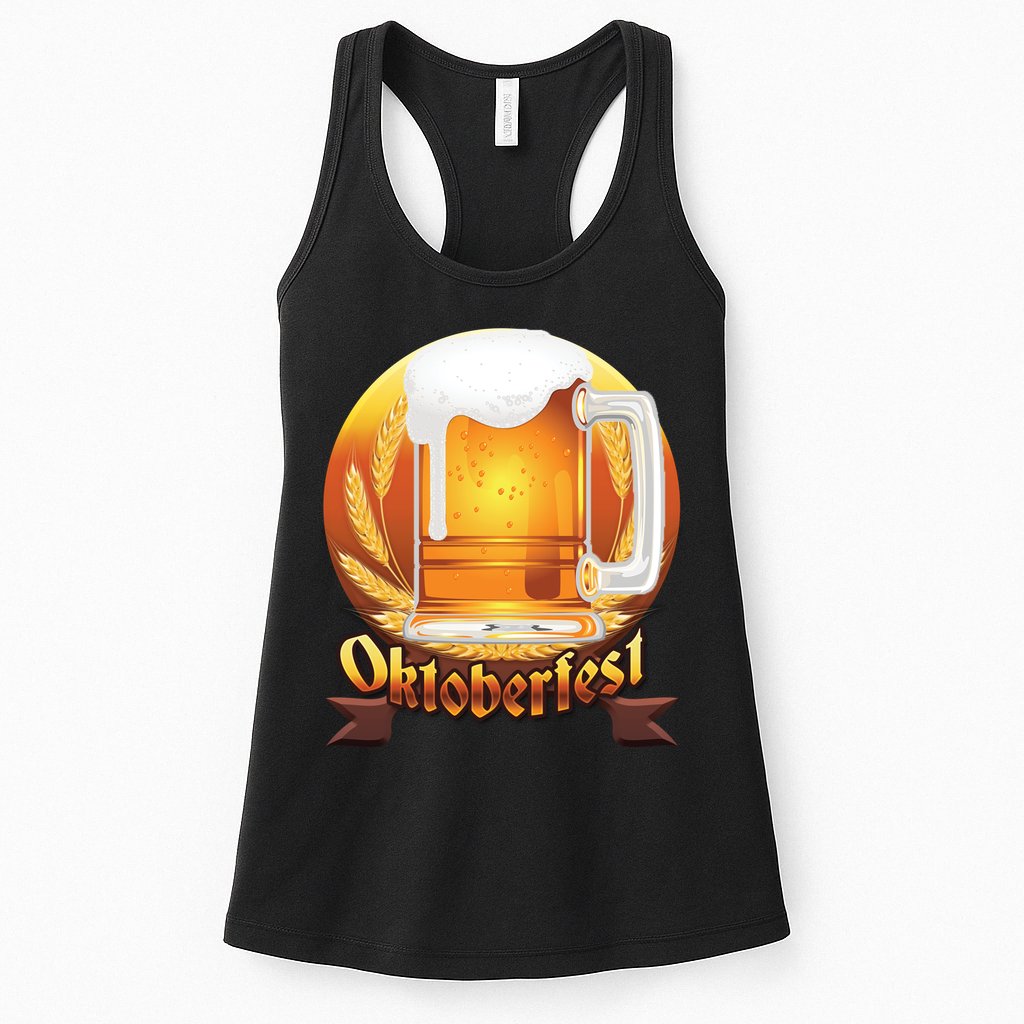 Oktoberfest Beer Logo Womens Tank Top