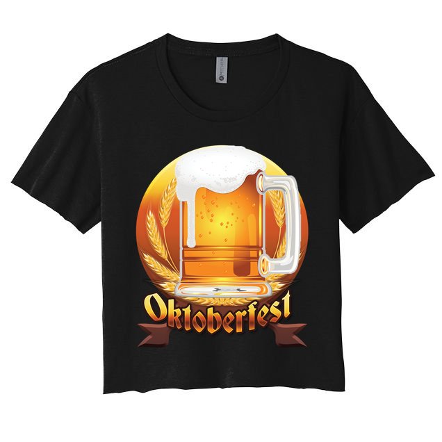 Oktoberfest Beer Logo Crop Top