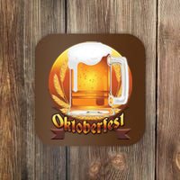 Oktoberfest Beer Logo Coaster