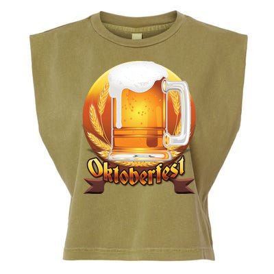 Oktoberfest Beer Logo Garment-Dyed Women's Muscle Tee