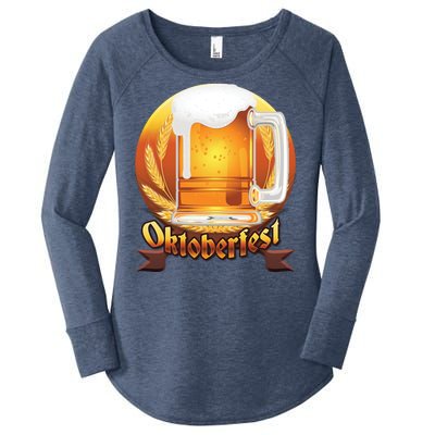 Oktoberfest Beer Logo Women's Perfect Tri Tunic Long Sleeve Shirt