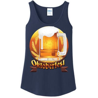 Oktoberfest Beer Logo Ladies Essential Tank