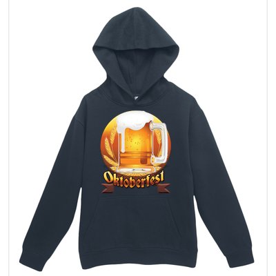 Oktoberfest Beer Logo Urban Pullover Hoodie