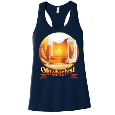 Oktoberfest Beer Logo Women's Racerback Tank