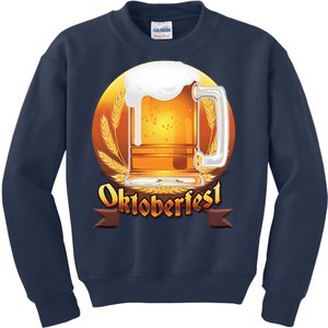 Oktoberfest Beer Logo Kids Sweatshirt