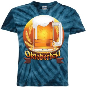 Oktoberfest Beer Logo Kids Tie-Dye T-Shirt