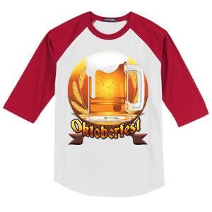 Oktoberfest Beer Logo Kids Colorblock Raglan Jersey