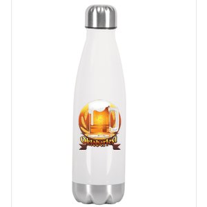 Oktoberfest Beer Logo Stainless Steel Insulated Water Bottle