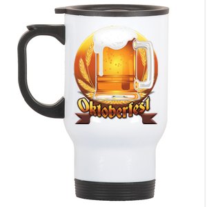 Oktoberfest Beer Logo Stainless Steel Travel Mug