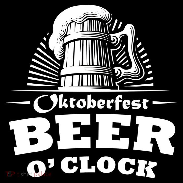 Oktoberfest Beer O'Clock Flexfit Unipanel Trucker Cap