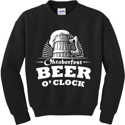 Oktoberfest Beer O'Clock Kids Sweatshirt