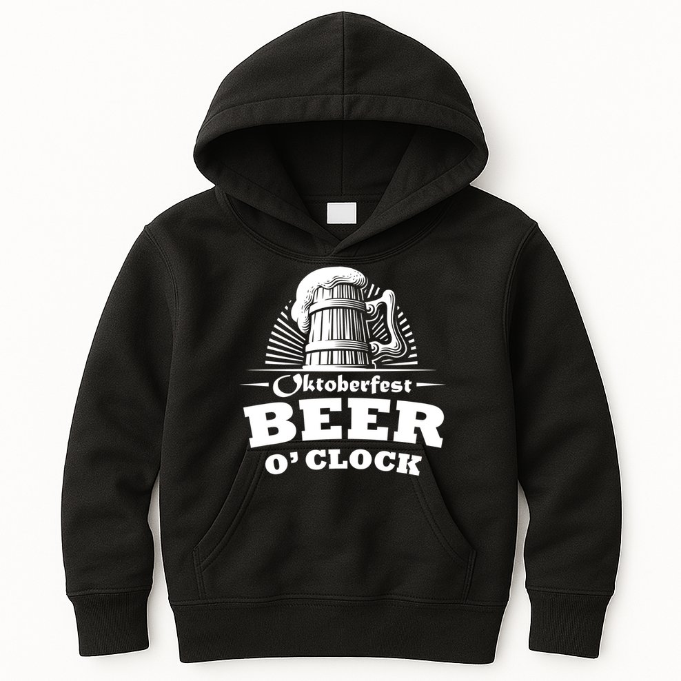 Oktoberfest Beer O'Clock Kids Hoodie