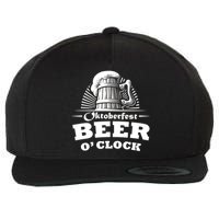 Oktoberfest Beer O'Clock Wool Snapback Cap