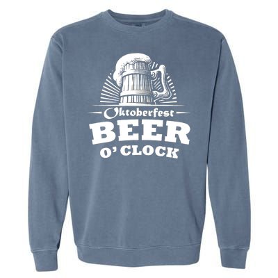 Oktoberfest Beer O'Clock Garment-Dyed Sweatshirt