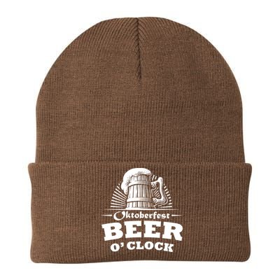 Oktoberfest Beer O'Clock Knit Cap Winter Beanie