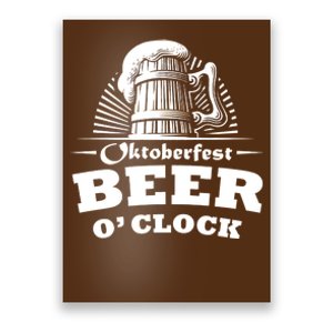 Oktoberfest Beer O'Clock Poster