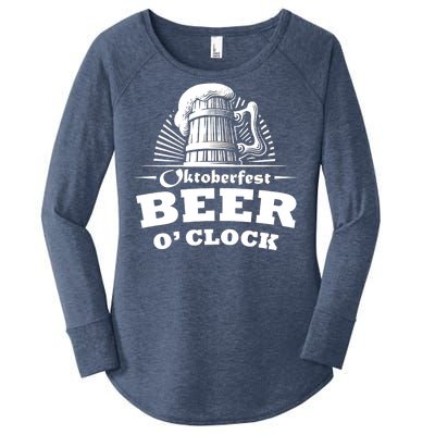 Oktoberfest Beer O'Clock Women's Perfect Tri Tunic Long Sleeve Shirt