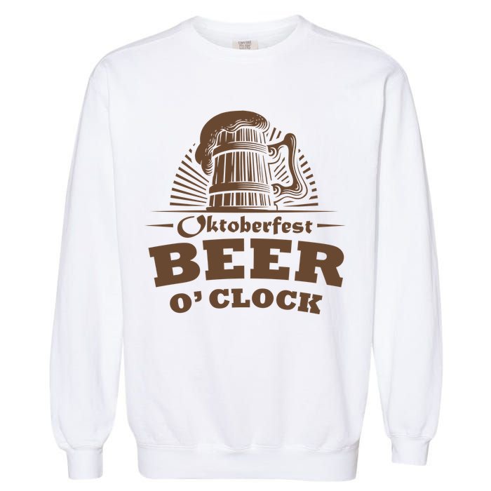 Oktoberfest Beer O'Clock Garment-Dyed Sweatshirt