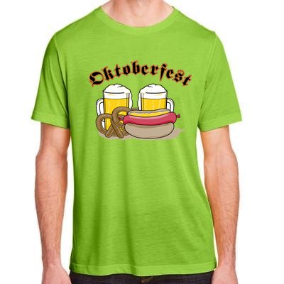 Oktoberfest Beer Pretzel Hot Dog Adult ChromaSoft Performance T-Shirt