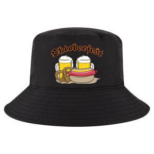 Oktoberfest Beer Pretzel Hot Dog Cool Comfort Performance Bucket Hat