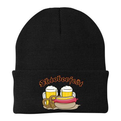 Oktoberfest Beer Pretzel Hot Dog Beanie