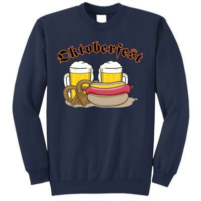 Oktoberfest Beer Pretzel Hot Dog Sweatshirt