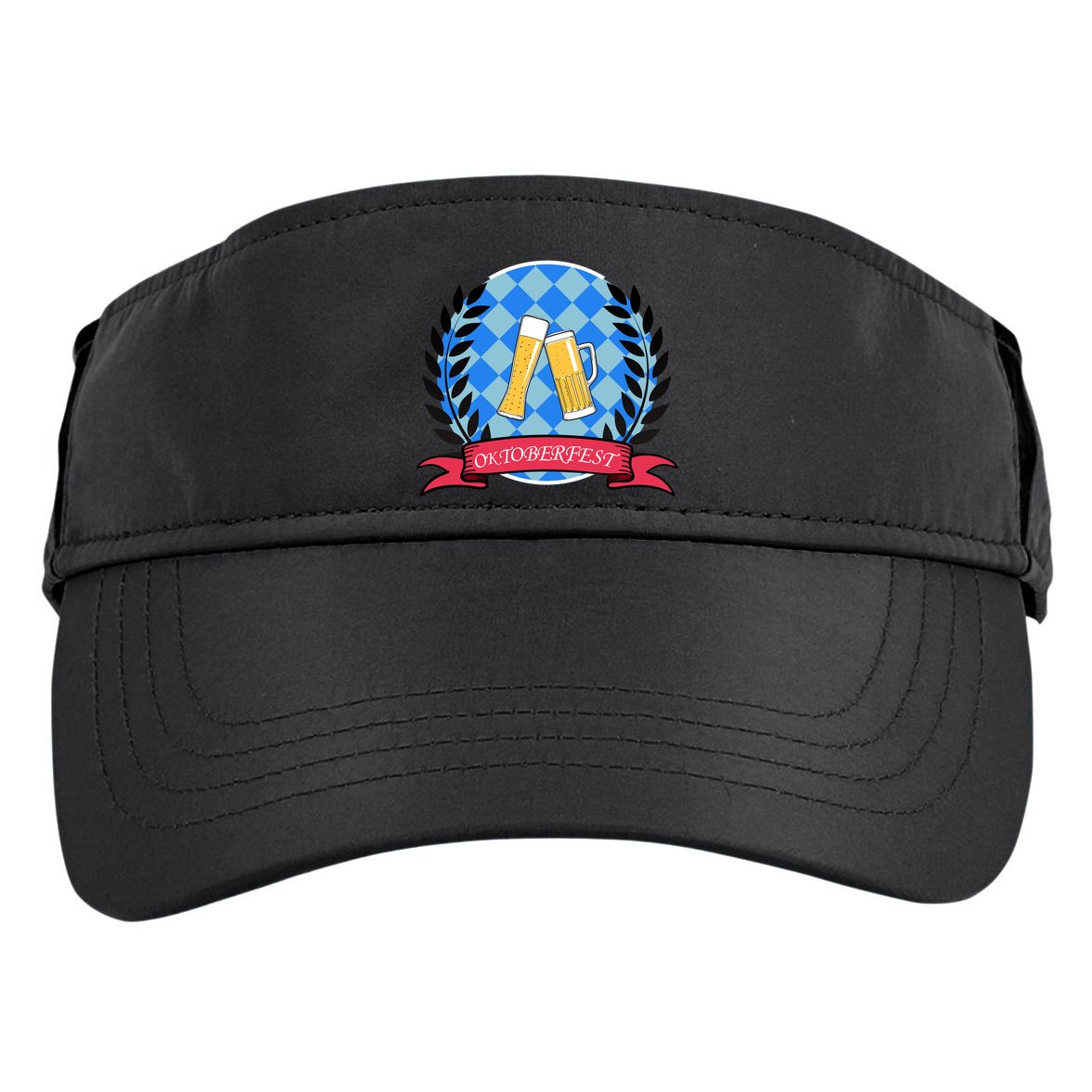 Oktoberfest Beerfest Emblem Adult Drive Performance Visor