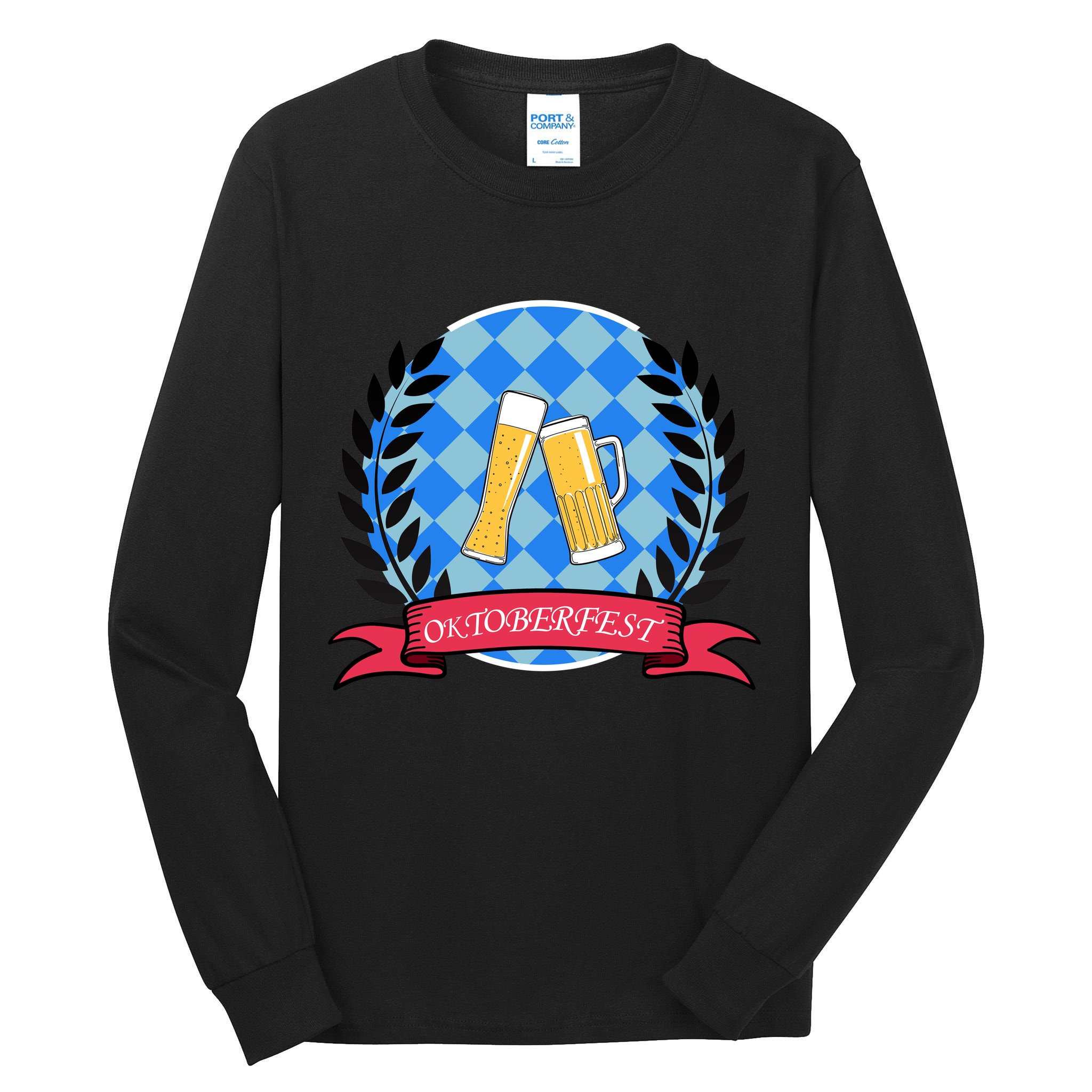 Oktoberfest Beerfest Emblem Tall Long Sleeve T-Shirt