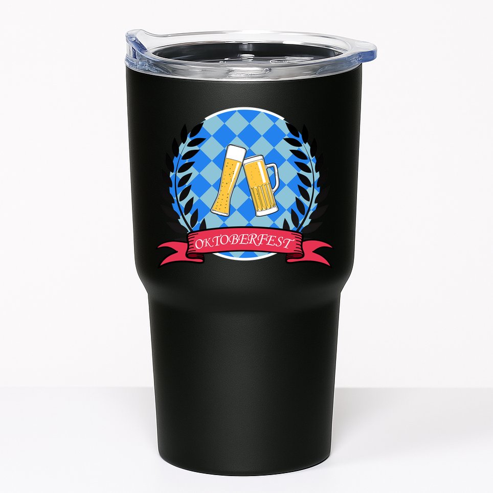Oktoberfest Beerfest Emblem Tumbler