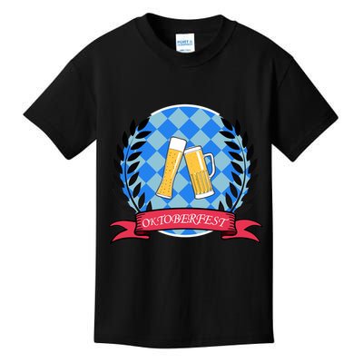 Oktoberfest Beerfest Emblem Kids T-Shirt