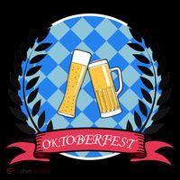 Oktoberfest Beerfest Emblem Kids T-Shirt
