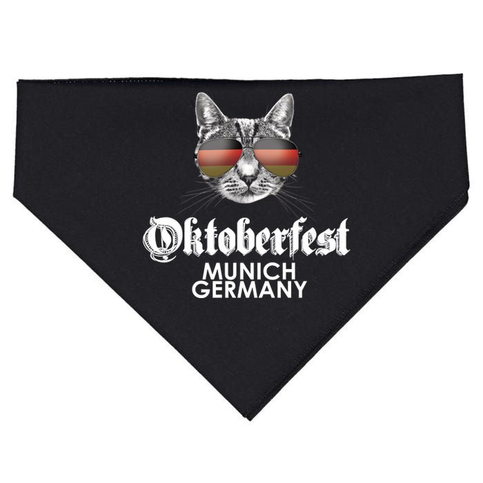 Oktoberfest Cat Munich Germany USA-Made Doggie Bandana