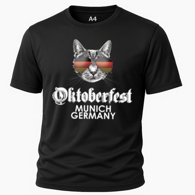 Oktoberfest Cat Munich Germany Performance Shirt