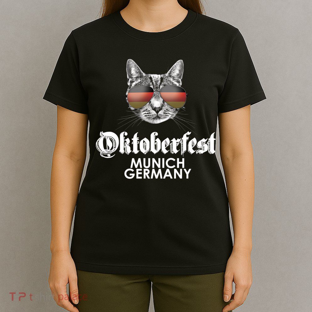 Oktoberfest Cat Munich Germany T-Shirt