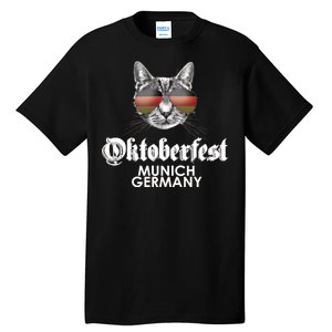 Oktoberfest Cat Munich Germany Tall T-Shirt