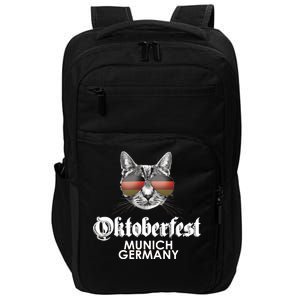 Oktoberfest Cat Munich Germany Impact Tech Backpack